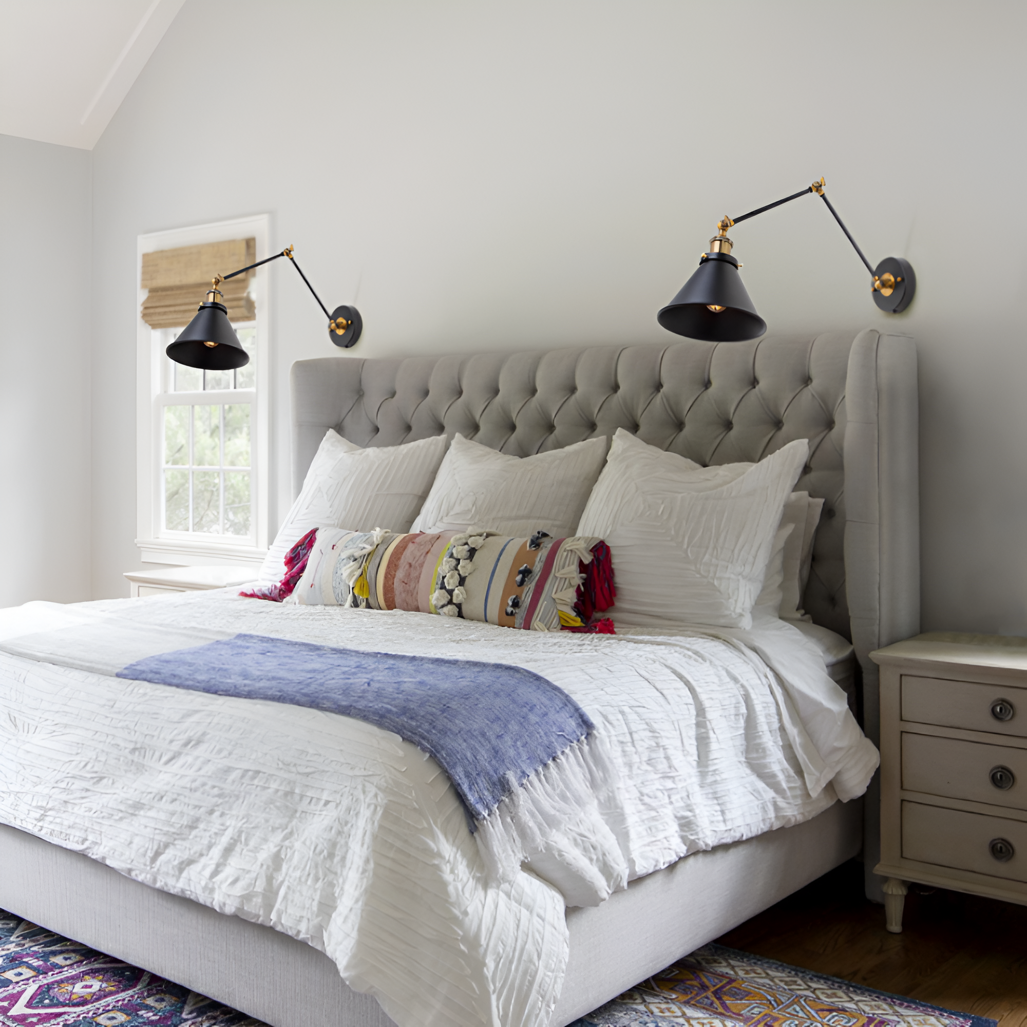 Marzellek – Lámpara de pared antigua de hierro industrial estilo retro