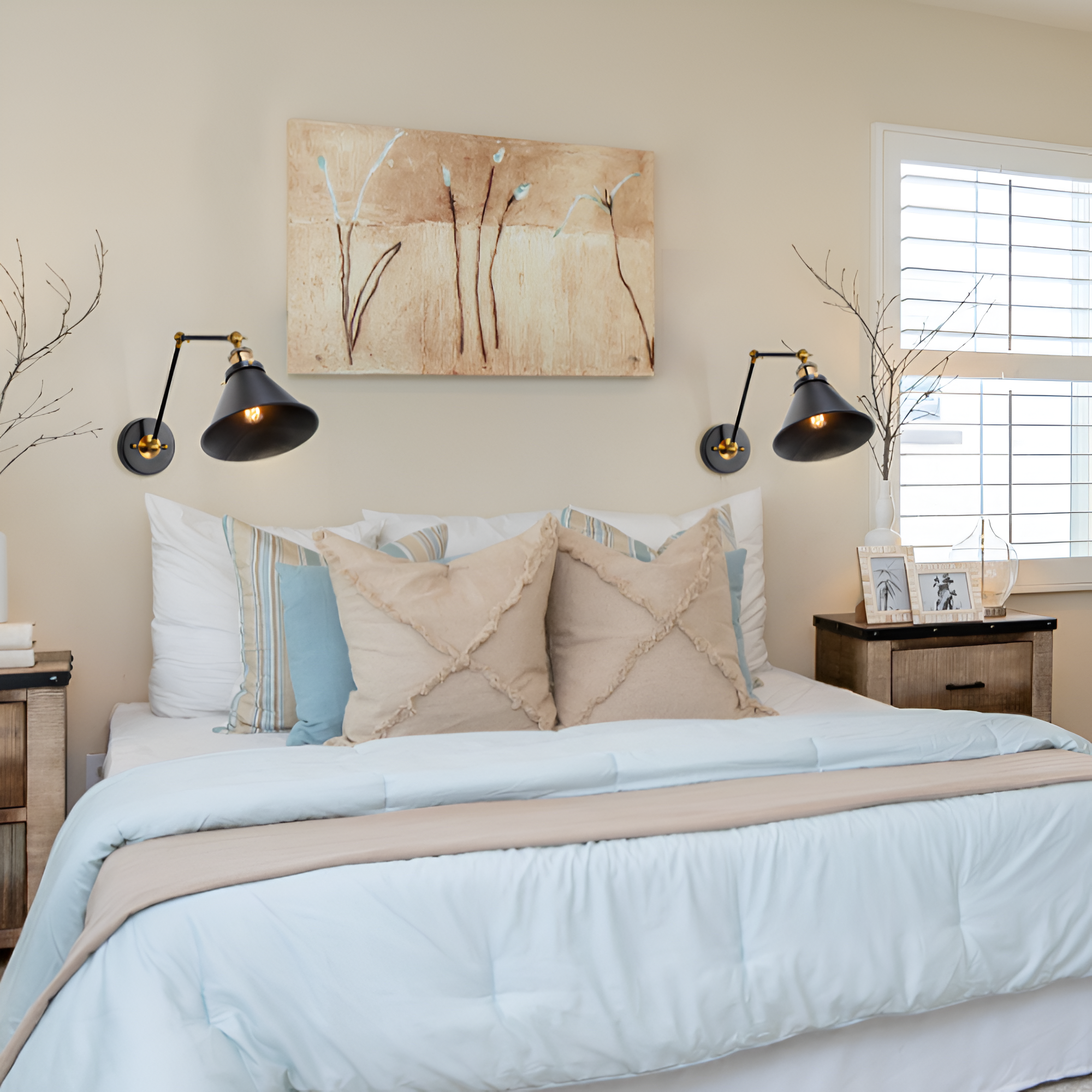 Marzellek – Lámpara de pared antigua de hierro industrial estilo retro