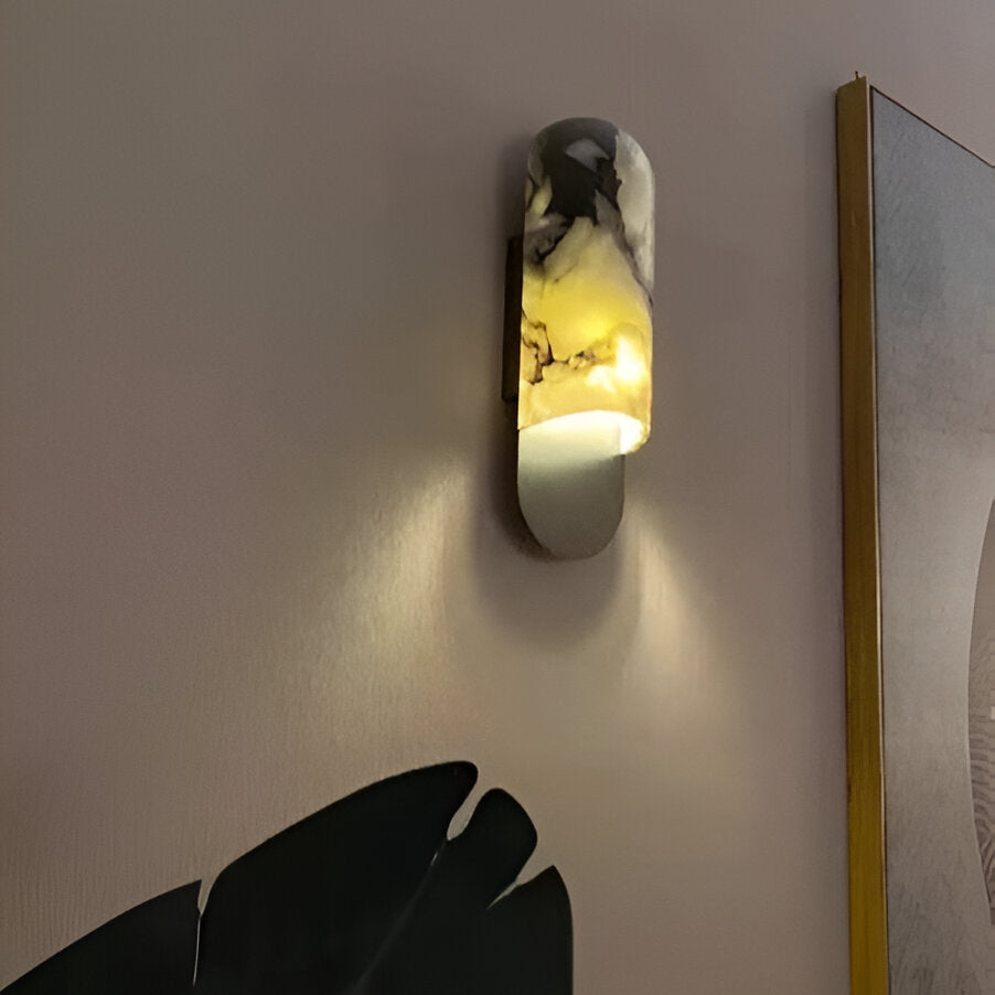 Morvynne – Lámpara de pared LED Cueva de Mármol Nórdica