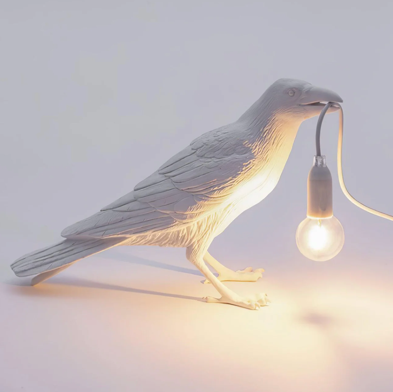 Corvane - Lampada da tavolo a forma di uccello