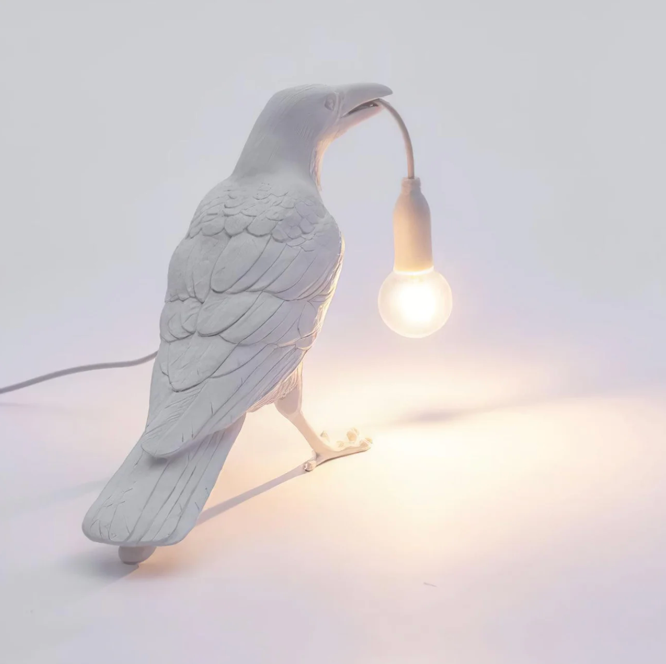 Corvane - Lampada da tavolo a forma di uccello