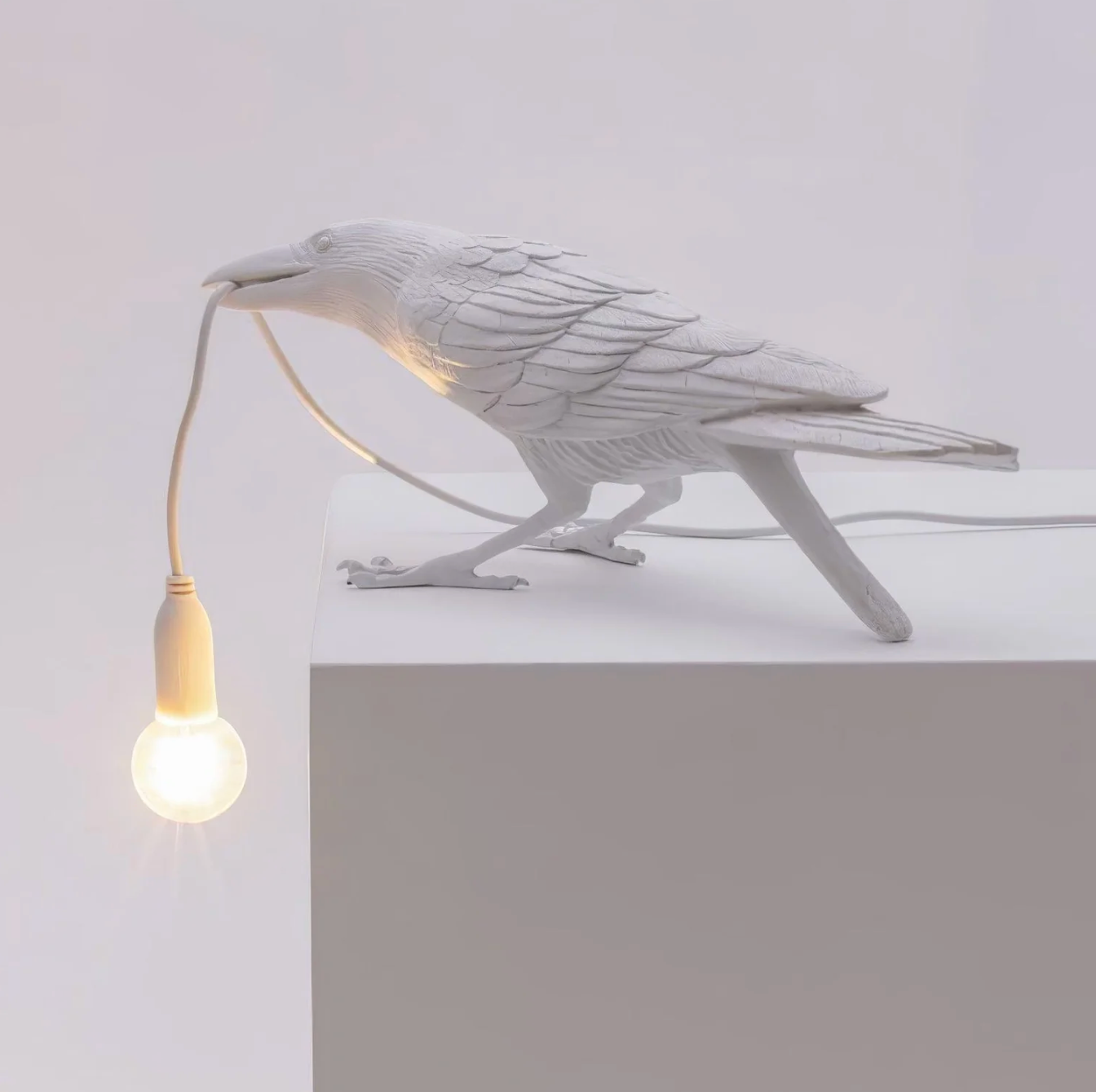 Corvane - Lampada da tavolo a forma di uccello