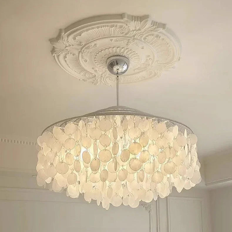 Mirellae- Sculptural Seashell-Inspired Pendant Chandelier