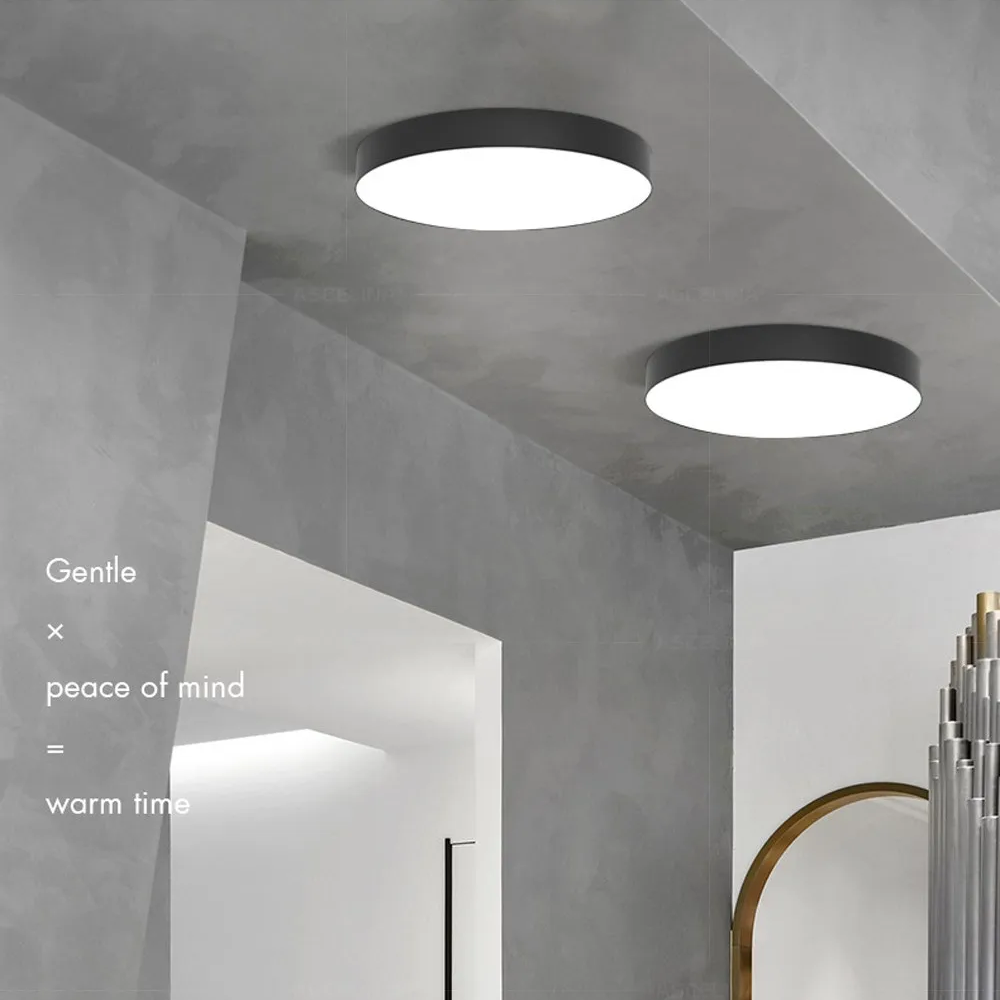 Mianda – Round Minimalist LED Ceiling Light