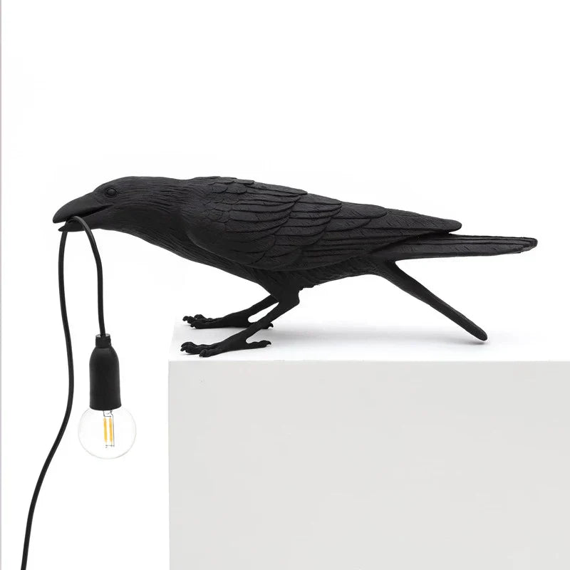 Corvane - Lampada da tavolo a forma di uccello