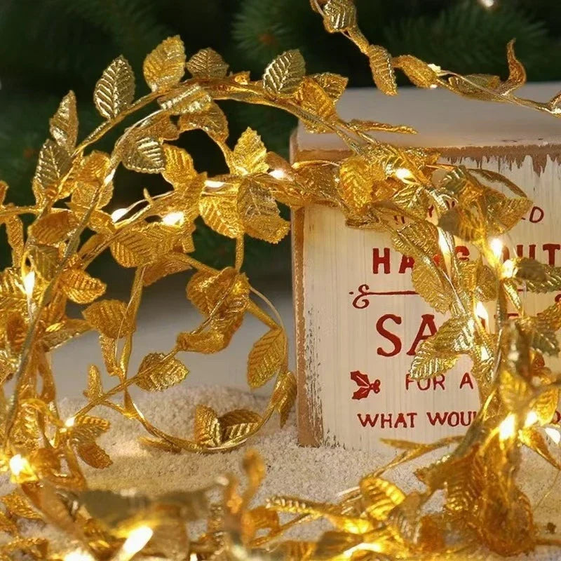 Liorow – Golden Leaf LED String Lights