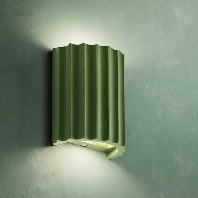 Anden - moderní nástěnná lampa s reliéfem