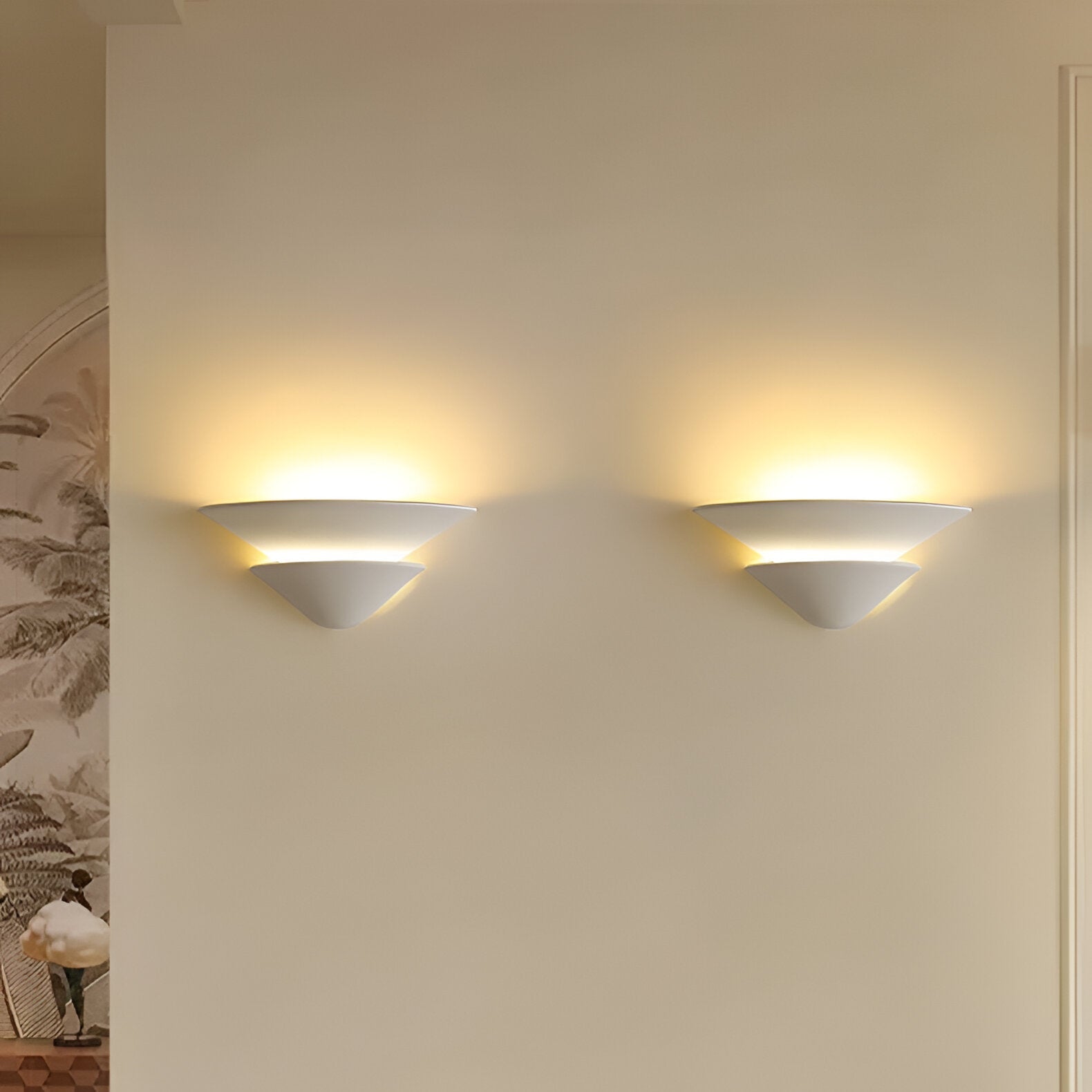 Shellorei – Wabi-Sabi Plaster Wall Light