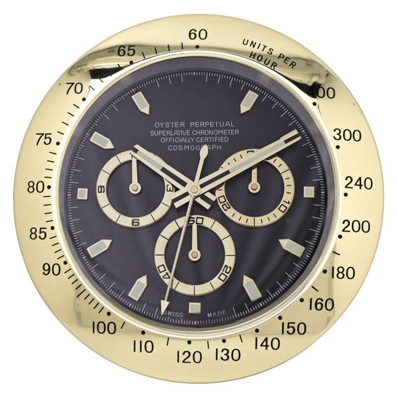 Dareli - Silent Luminous Modern Wall Clock Stainless Steel Frame