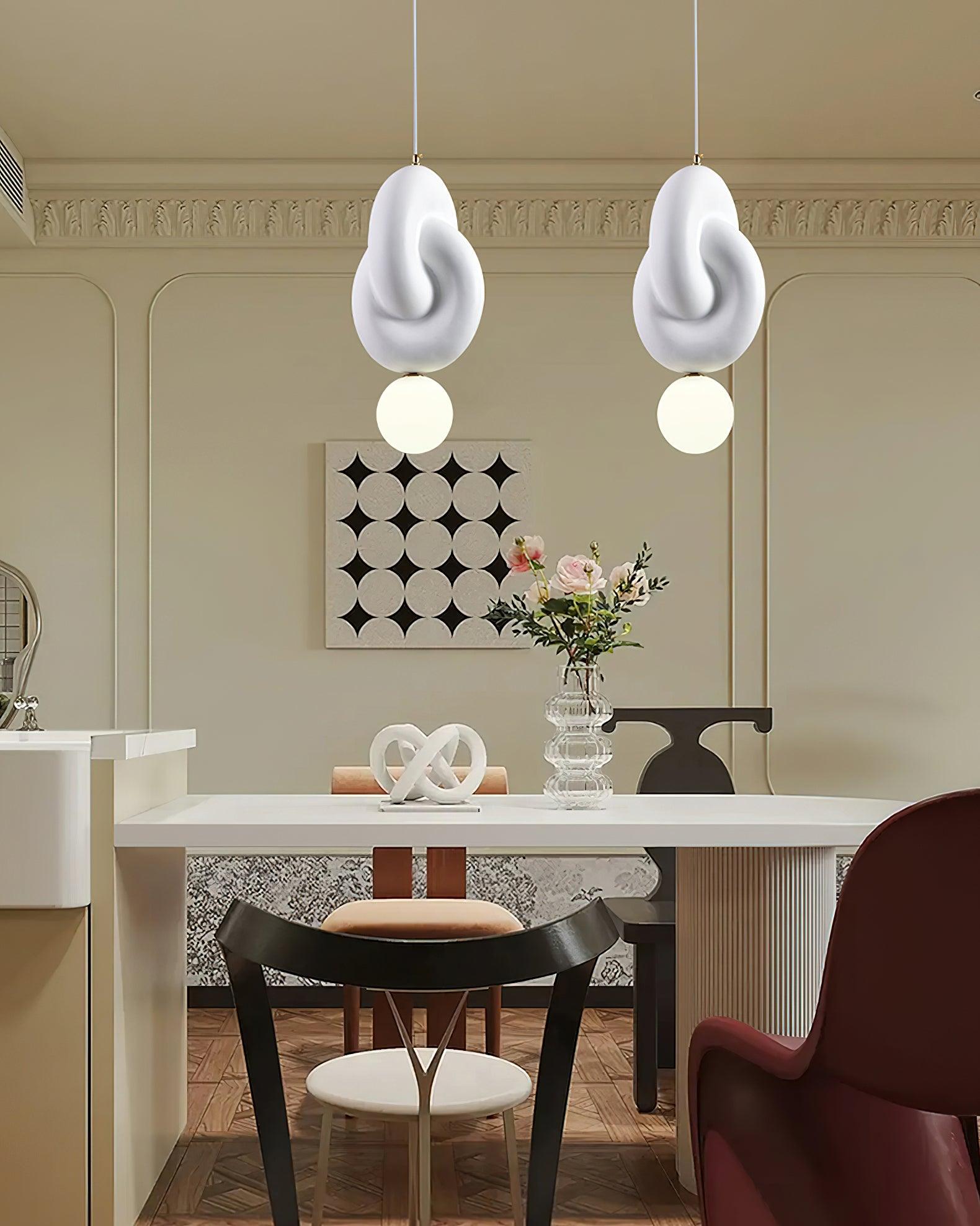 Zelireth - Artistic Resin Glass Pendant Light