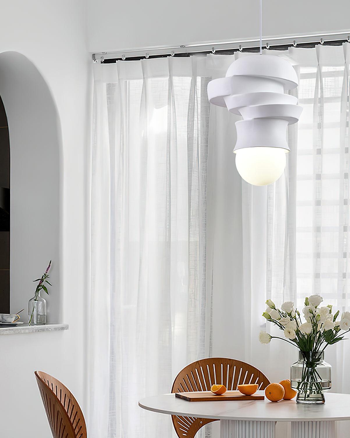 Zelireth - Artistic Resin Glass Pendant Light