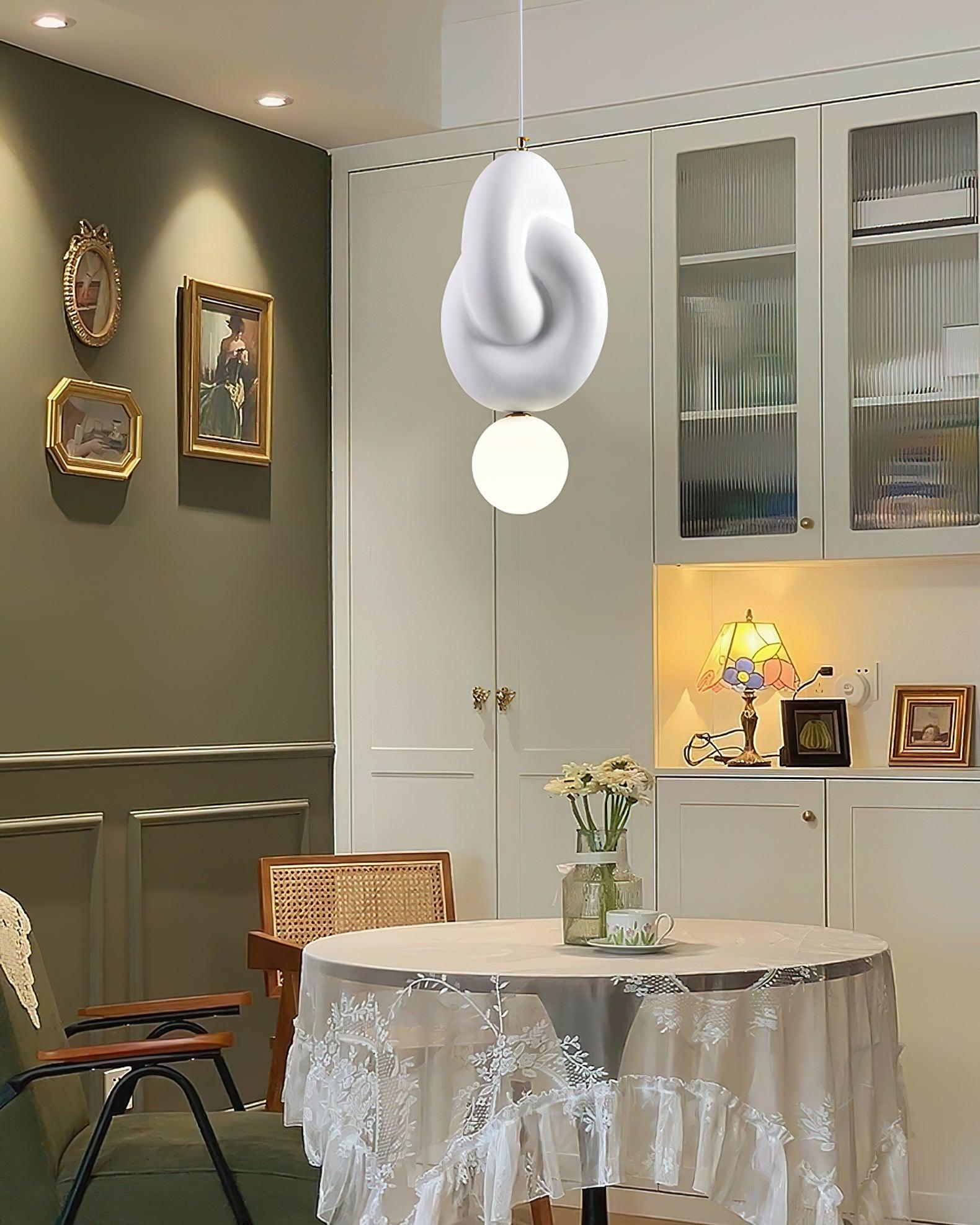 Zelireth - Artistic Resin Glass Pendant Light