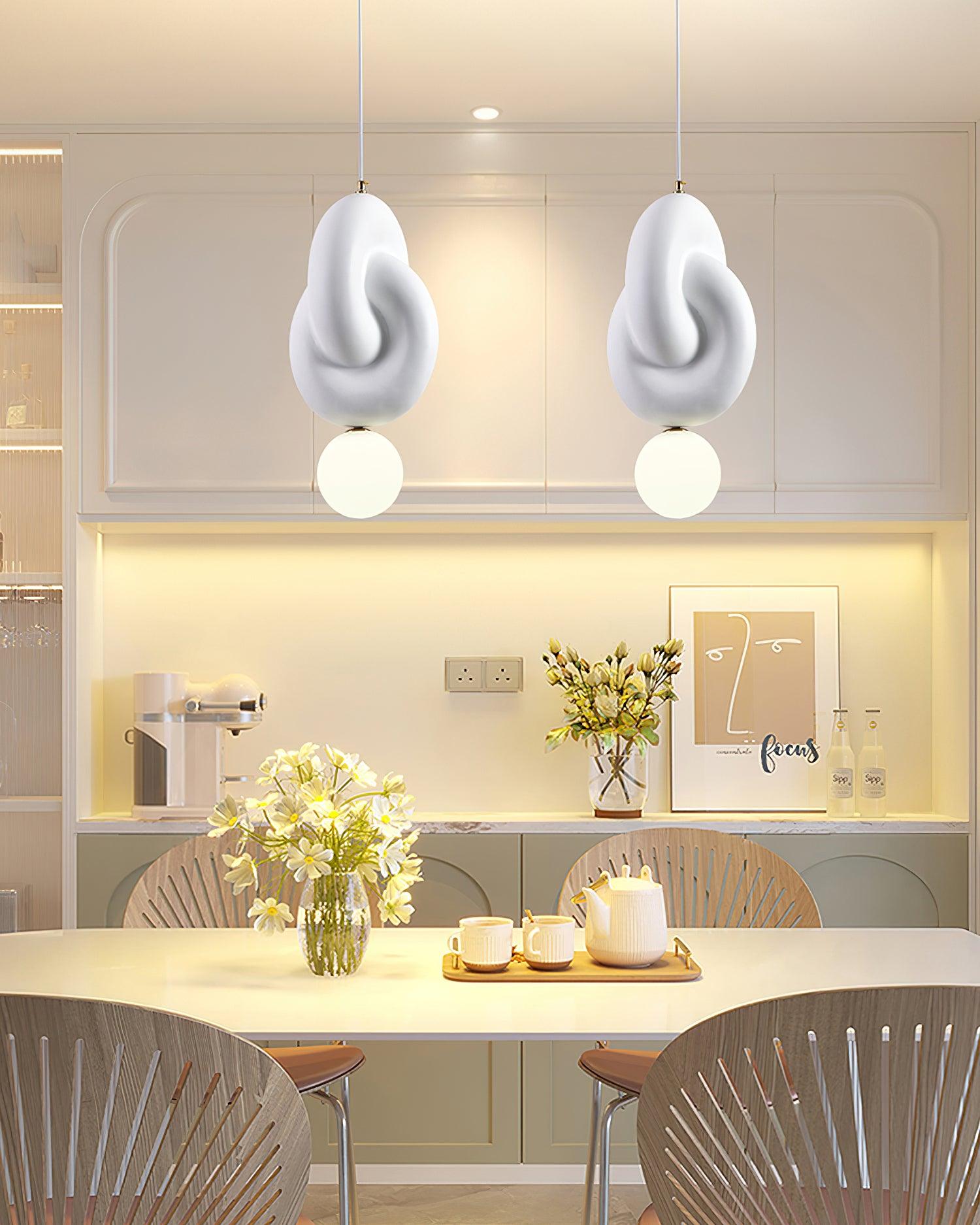 Zelireth - Artistic Resin Glass Pendant Light