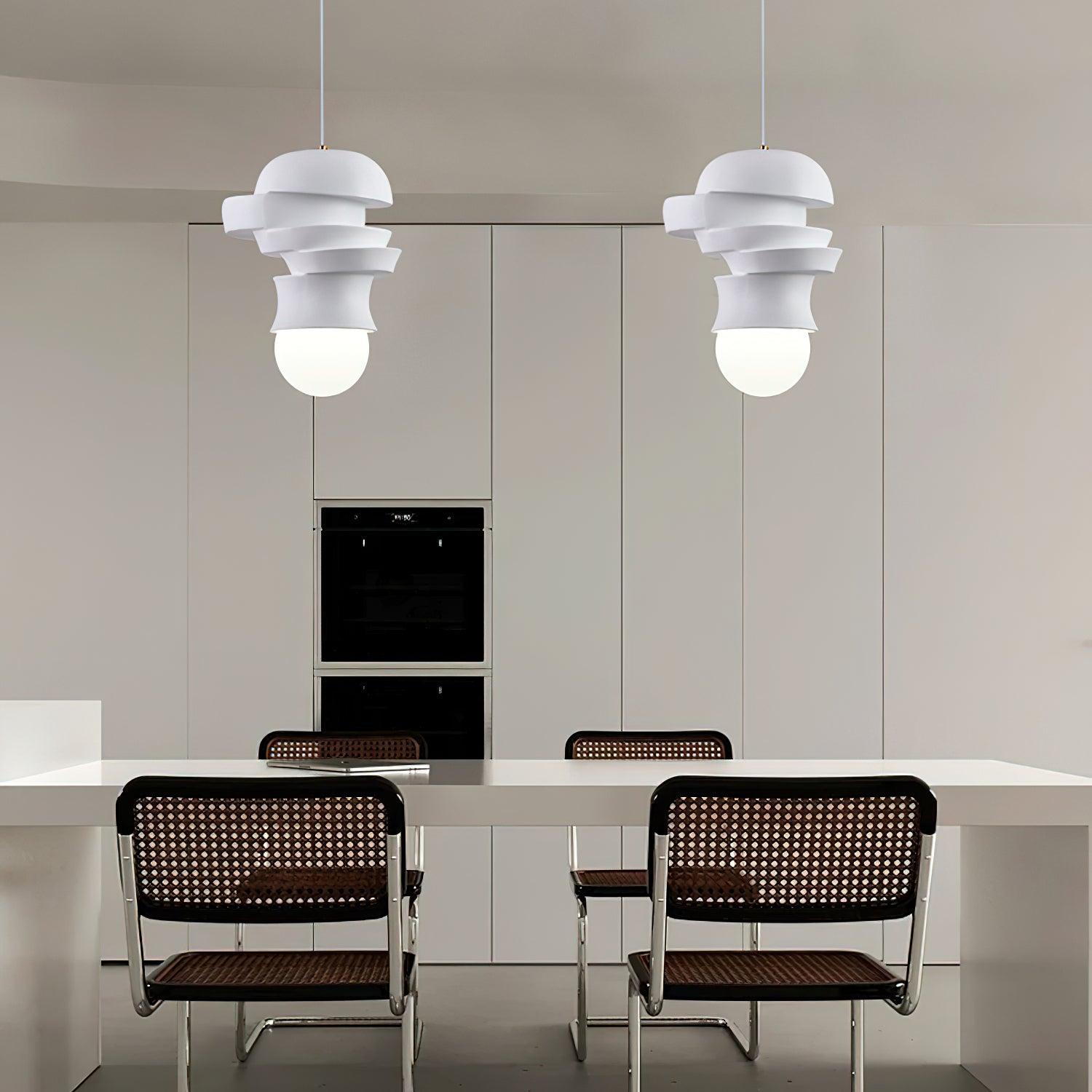 Zelireth - Artistic Resin Glass Pendant Light