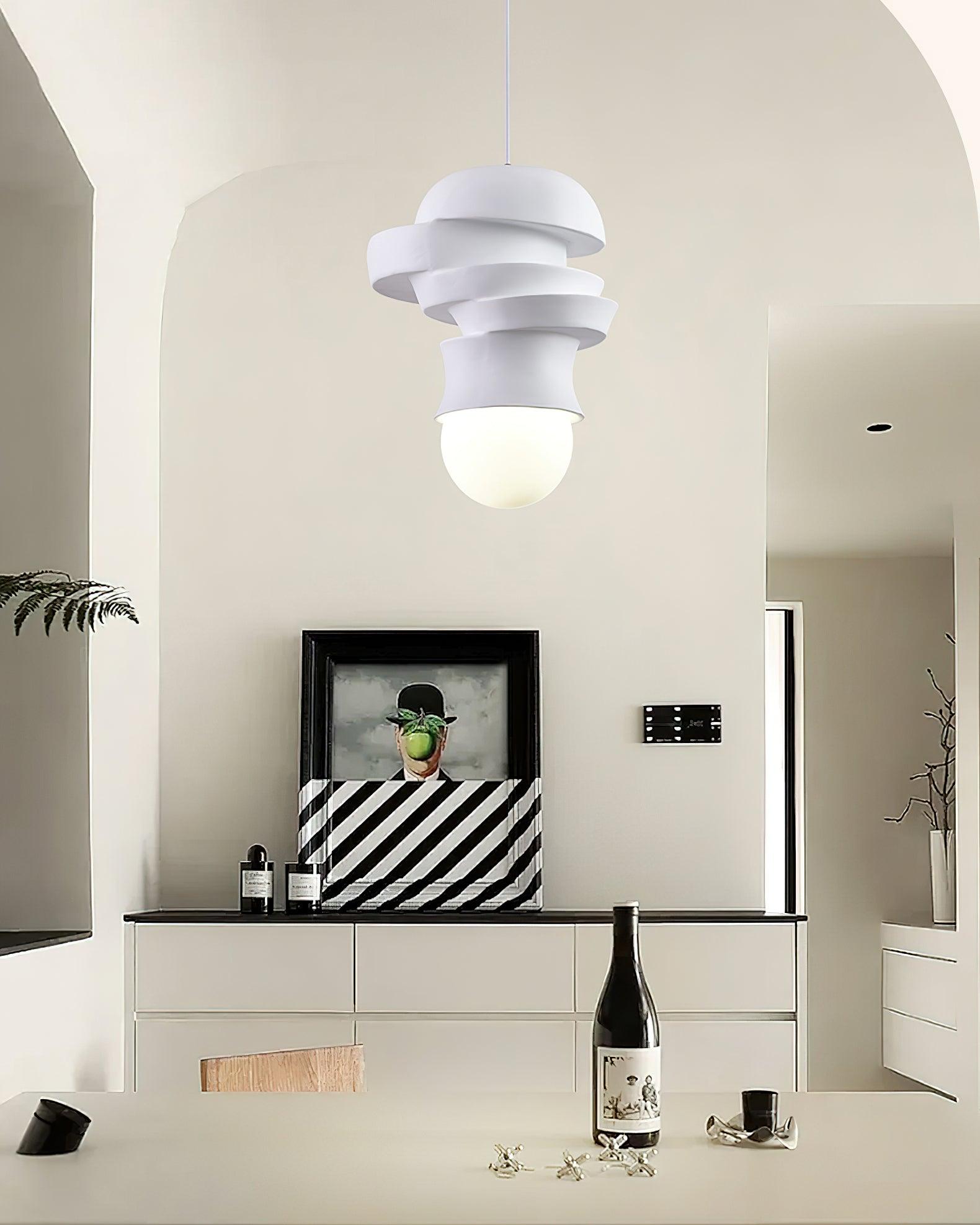 Zelireth - Artistic Resin Glass Pendant Light