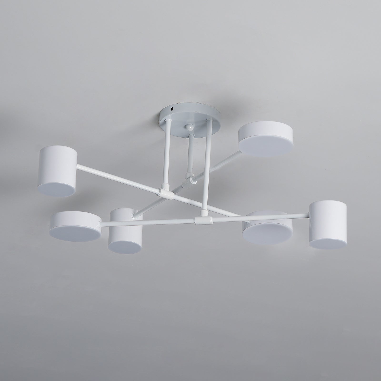 Nivora - Plafonnier Globe en Laiton Sputnik LED 6 Lampes