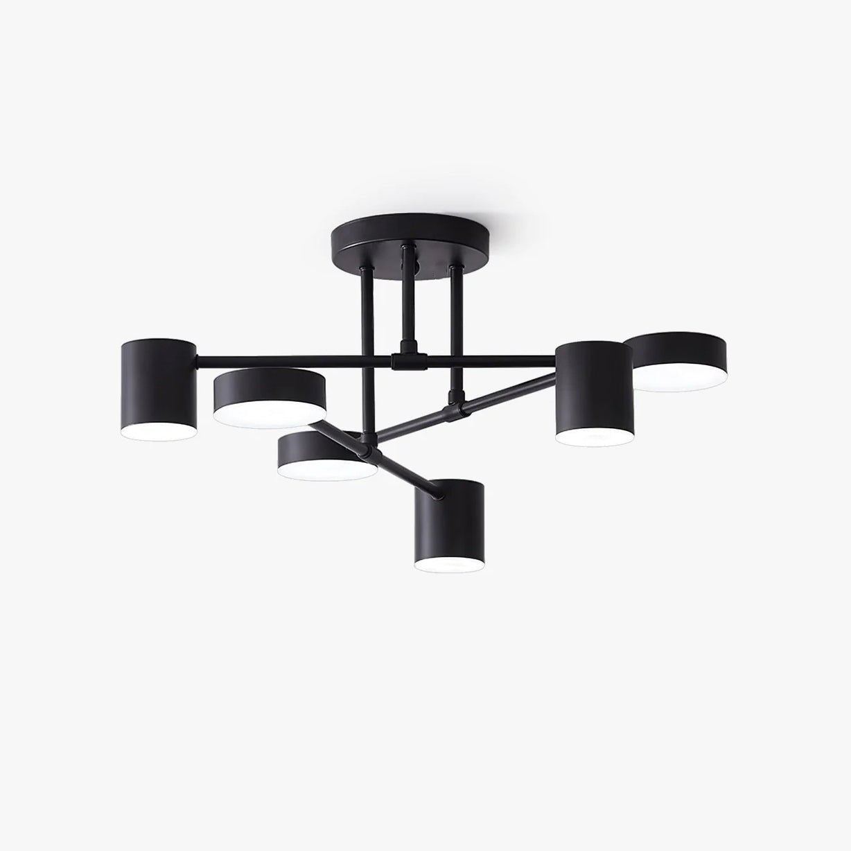 Nivora - Plafonnier Globe en Laiton Sputnik LED 6 Lampes