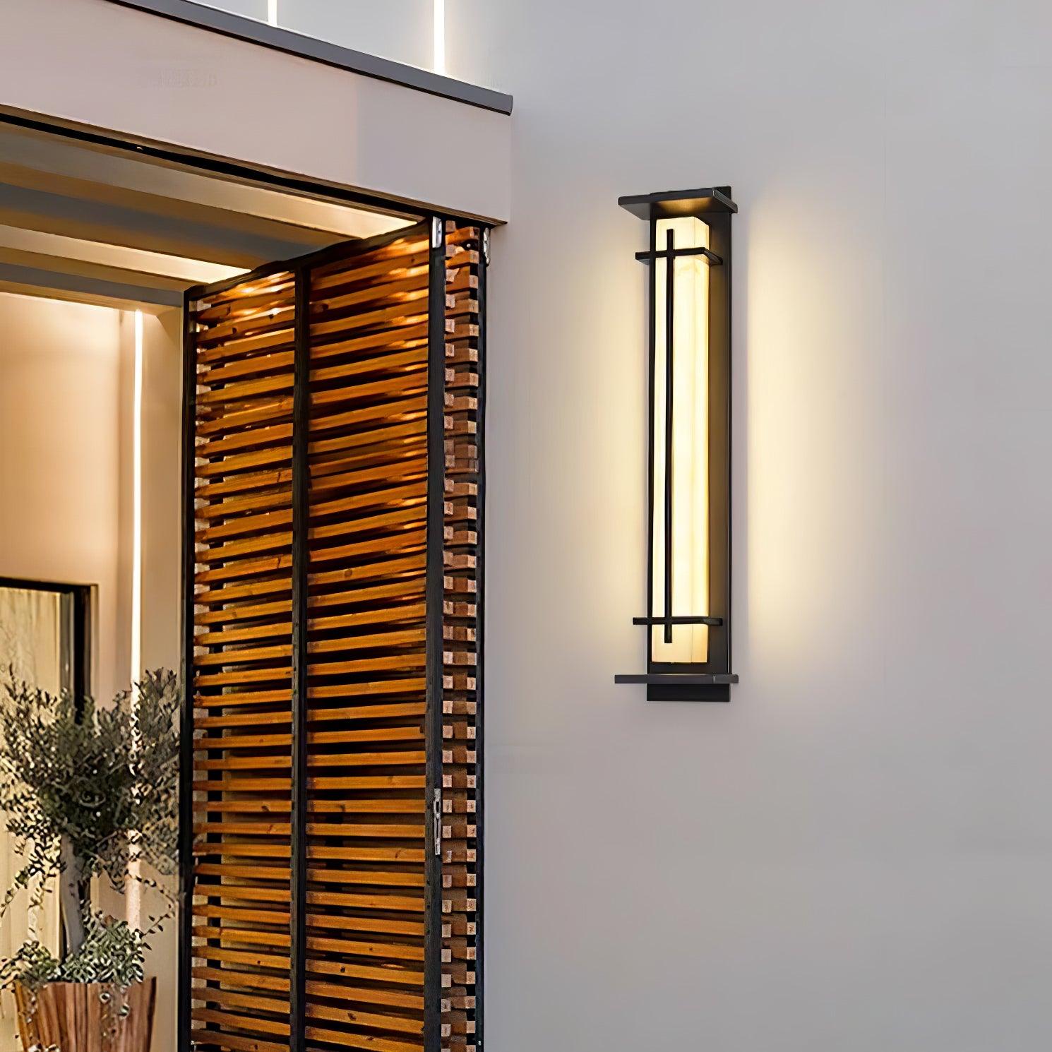 Velurd - Lámpara de pared exterior impermeable con LED