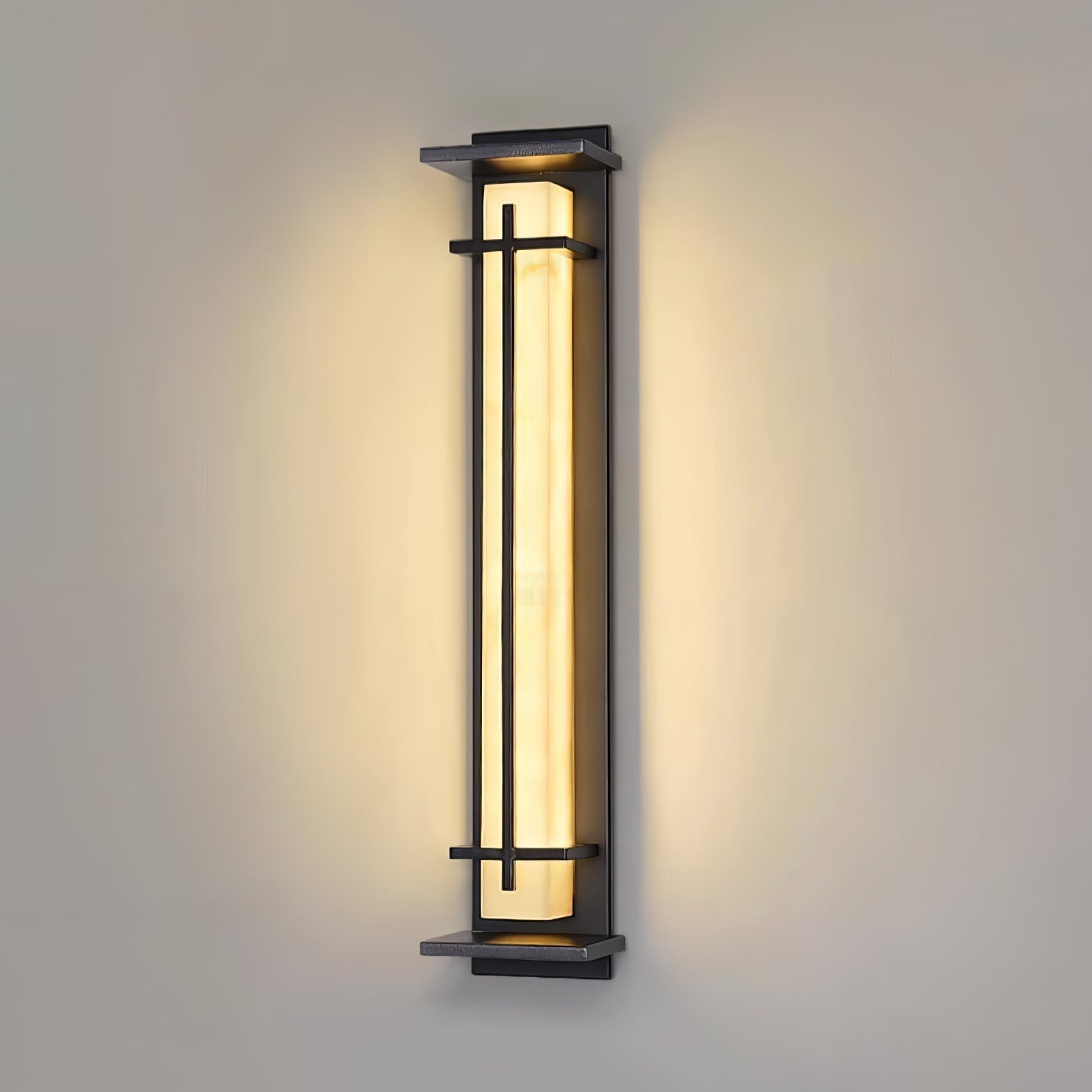 Velurd - Lámpara de pared exterior impermeable con LED