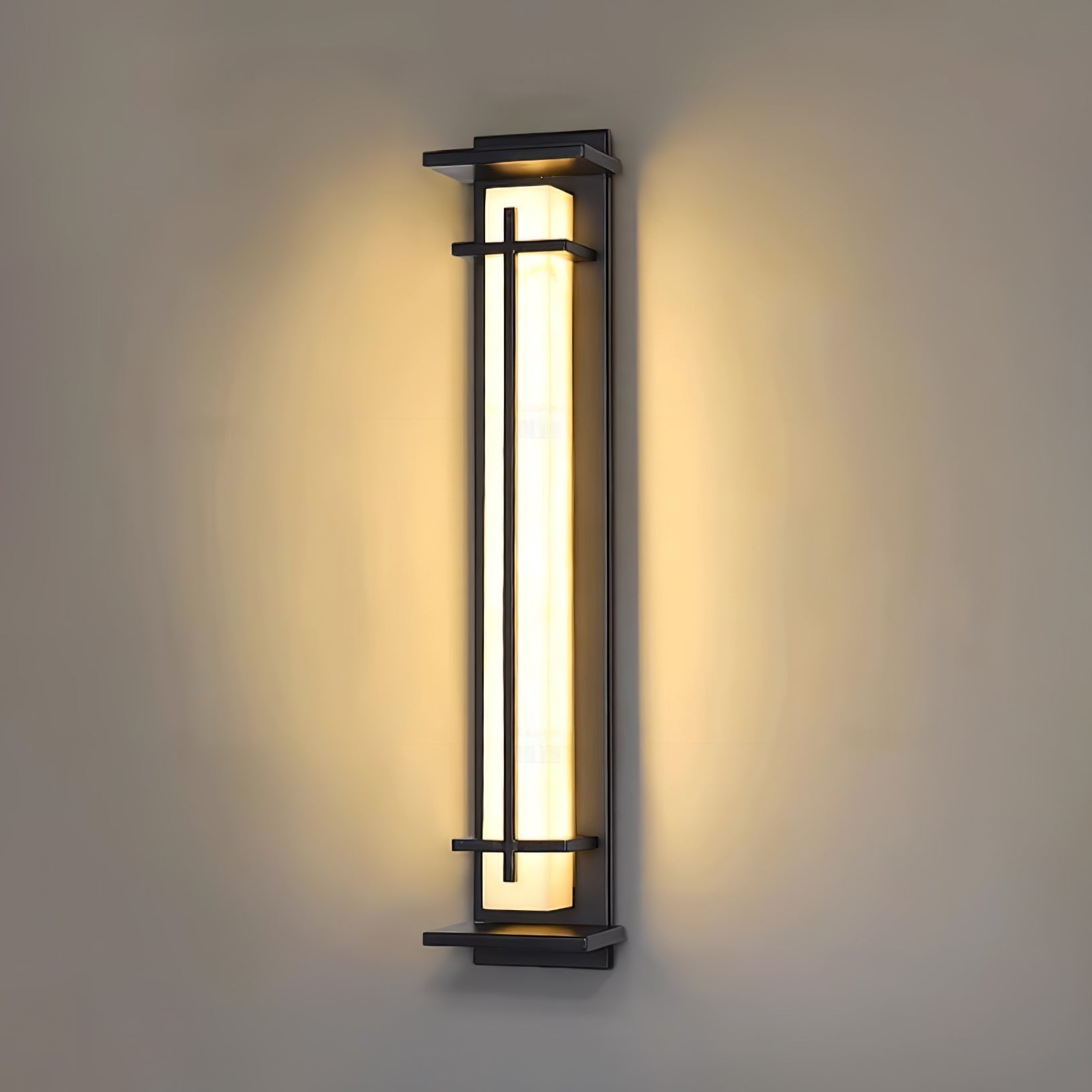 Velurd - Lámpara de pared exterior impermeable con LED