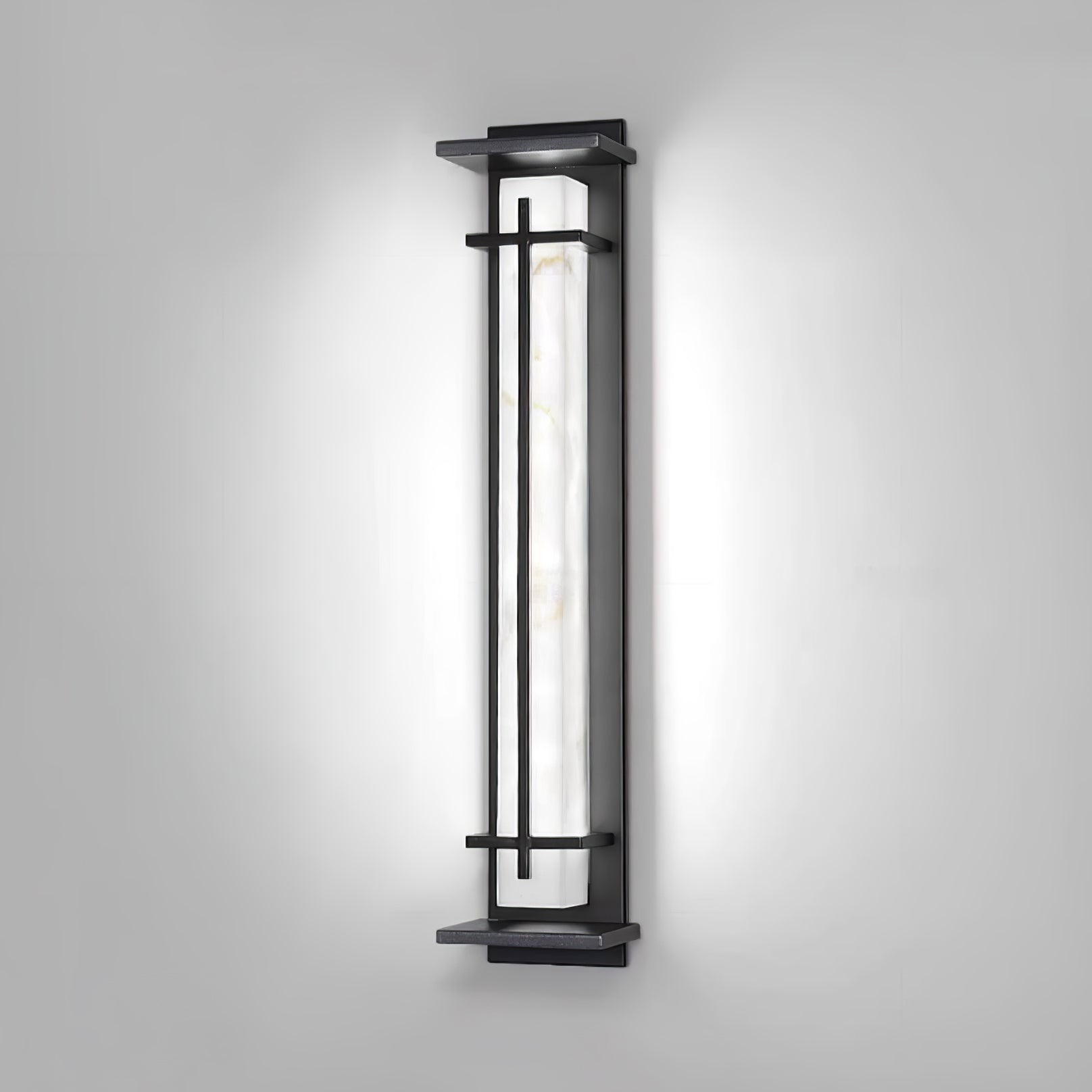 Velurd - Lámpara de pared exterior impermeable con LED