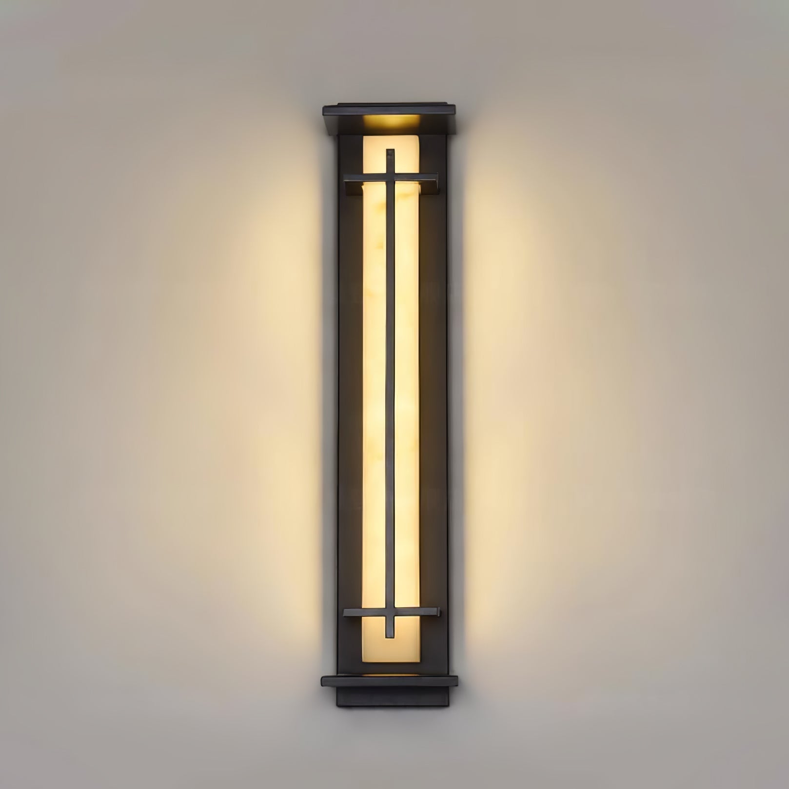Velurd - Lámpara de pared exterior impermeable con LED