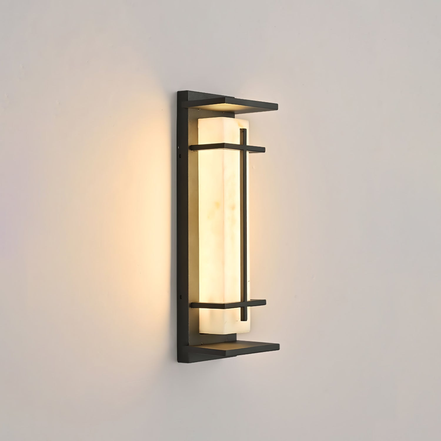 Velurd - Lámpara de pared exterior impermeable con LED
