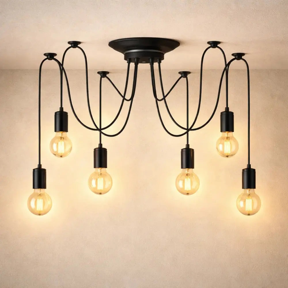 Nocteria – Suspension LED Vintage Style Atelier
