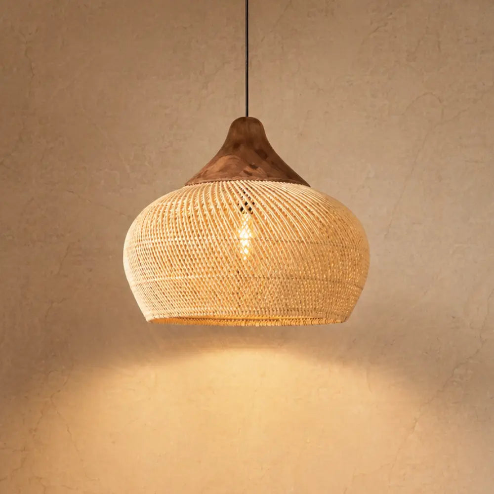 Orivane - Suspension en rotin