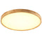 Nevek – Lumină de plafon LED rotundă din lemn ultra subțire