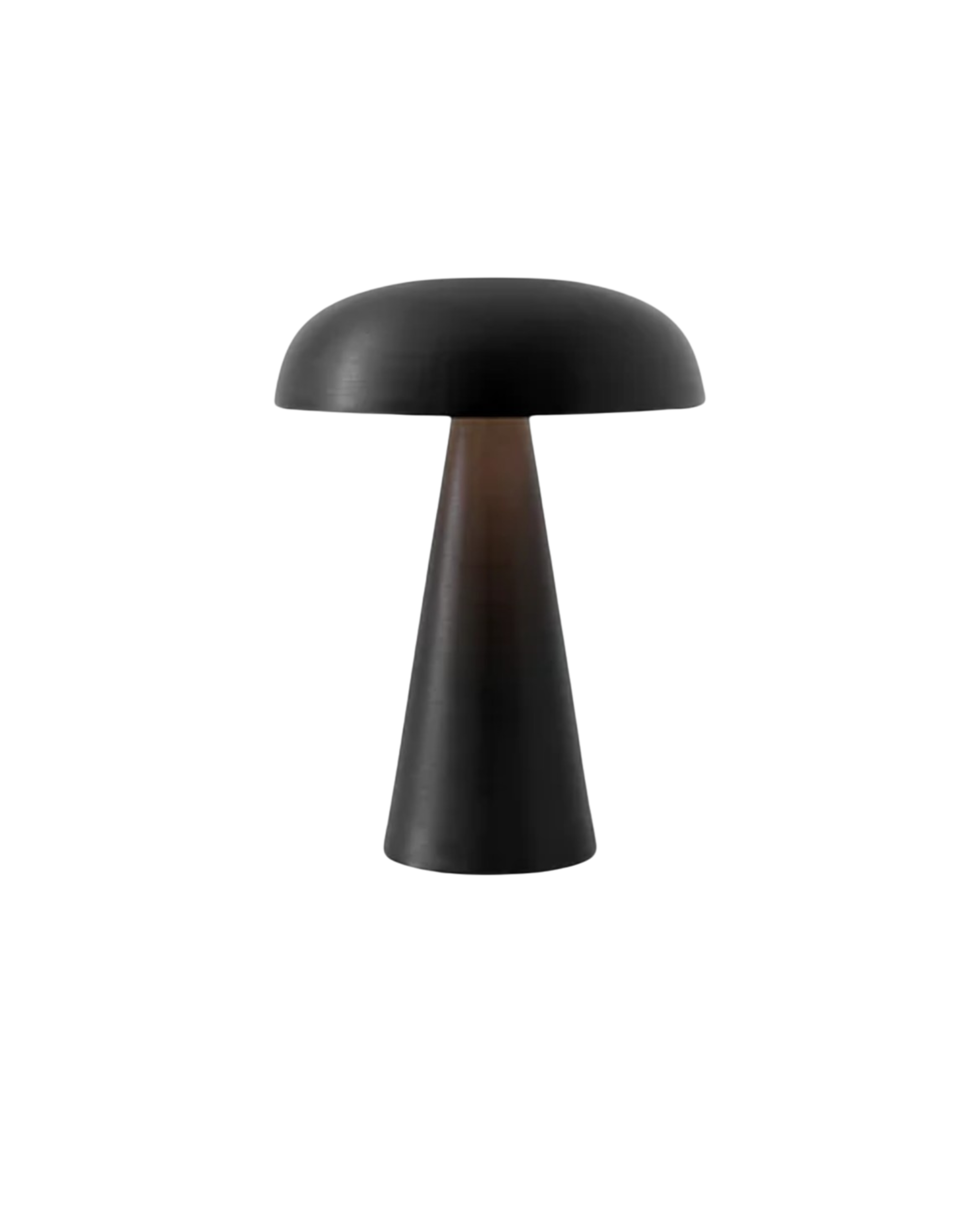 Bravelle – Lámpara de mesa elegante de latón con base moderna de hierro y pantalla cónica minimalista