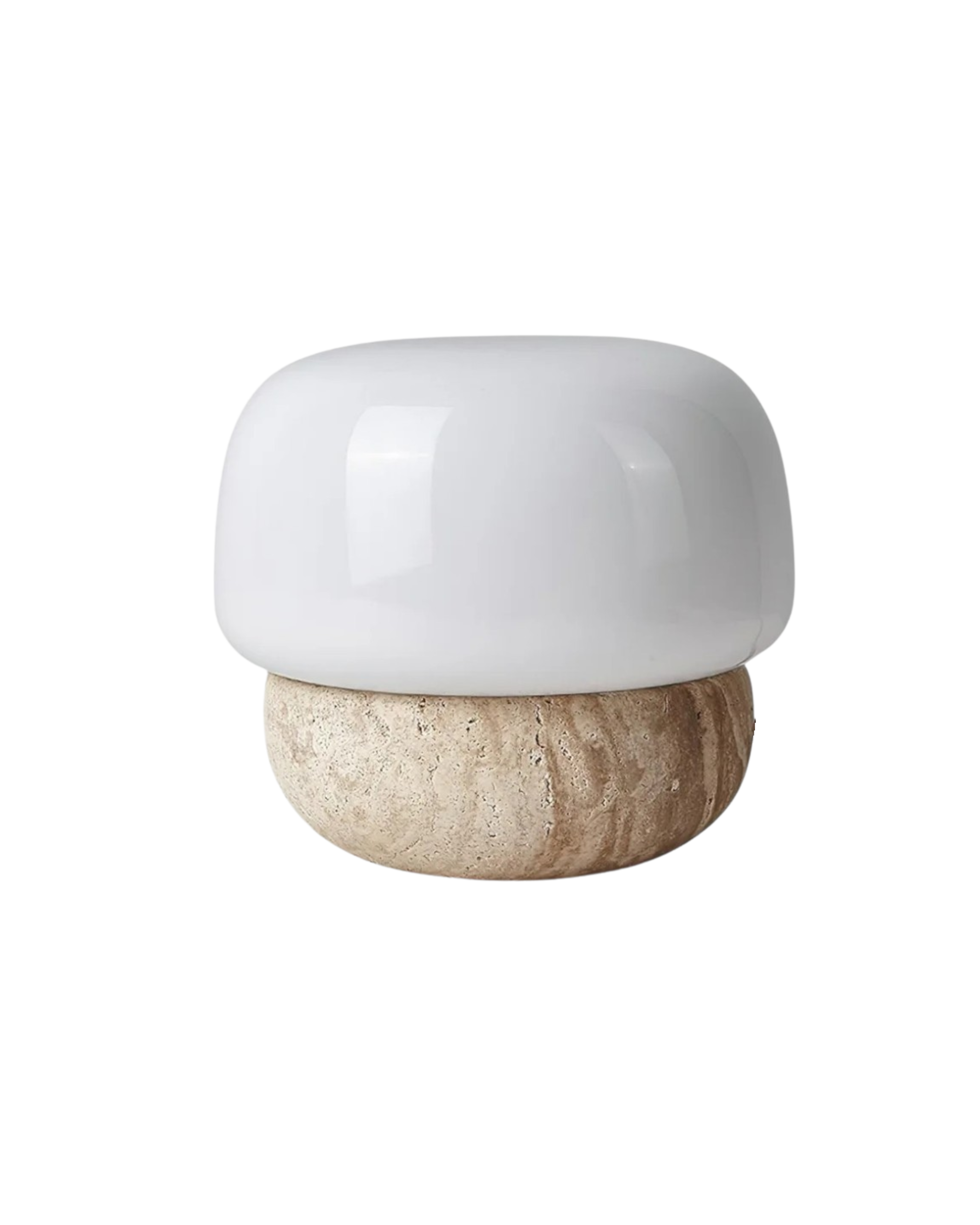 Travura – Bordlampe i Travertin