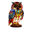 Faelyra – Crystal Owl Vintage Animal LED Lamp