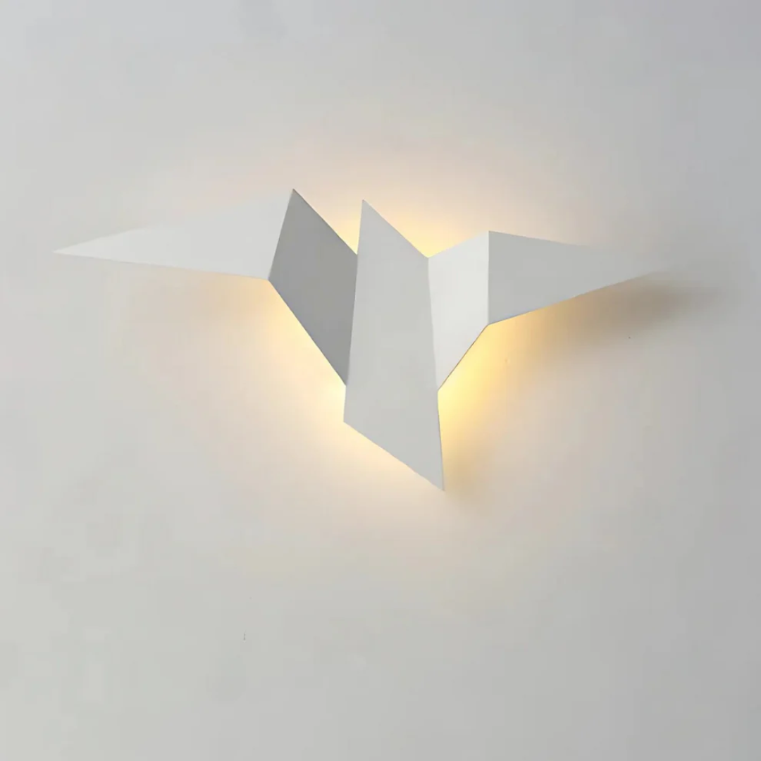 Veluxa - Lámpara de Pared LED Origami Blanco Cálido