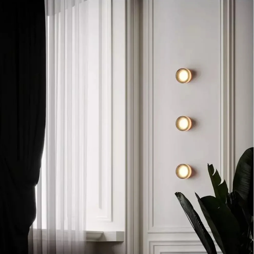 Zyra – Warm White LED Glass Indoor Wall Light