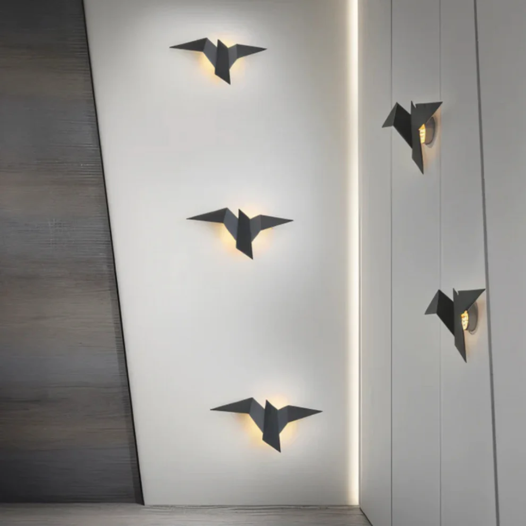 Veluxa - LED Origami Væglampe Varm Hvid