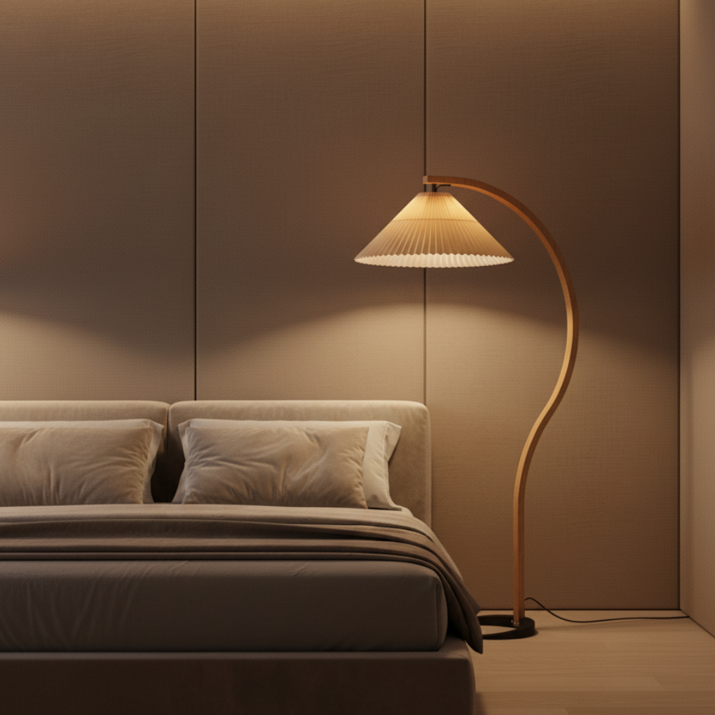 Virello - Lampe sur pied moderne élégante à DEL pour salon et chambre à coucher