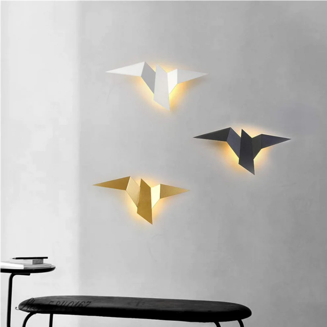 Veluxa - LED Origami Væglampe Varm Hvid