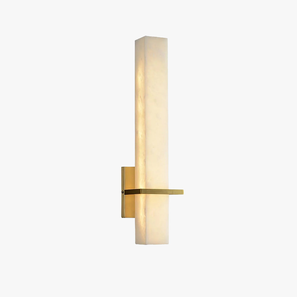 Almoran - Lampă de perete LED din alamă alabastru