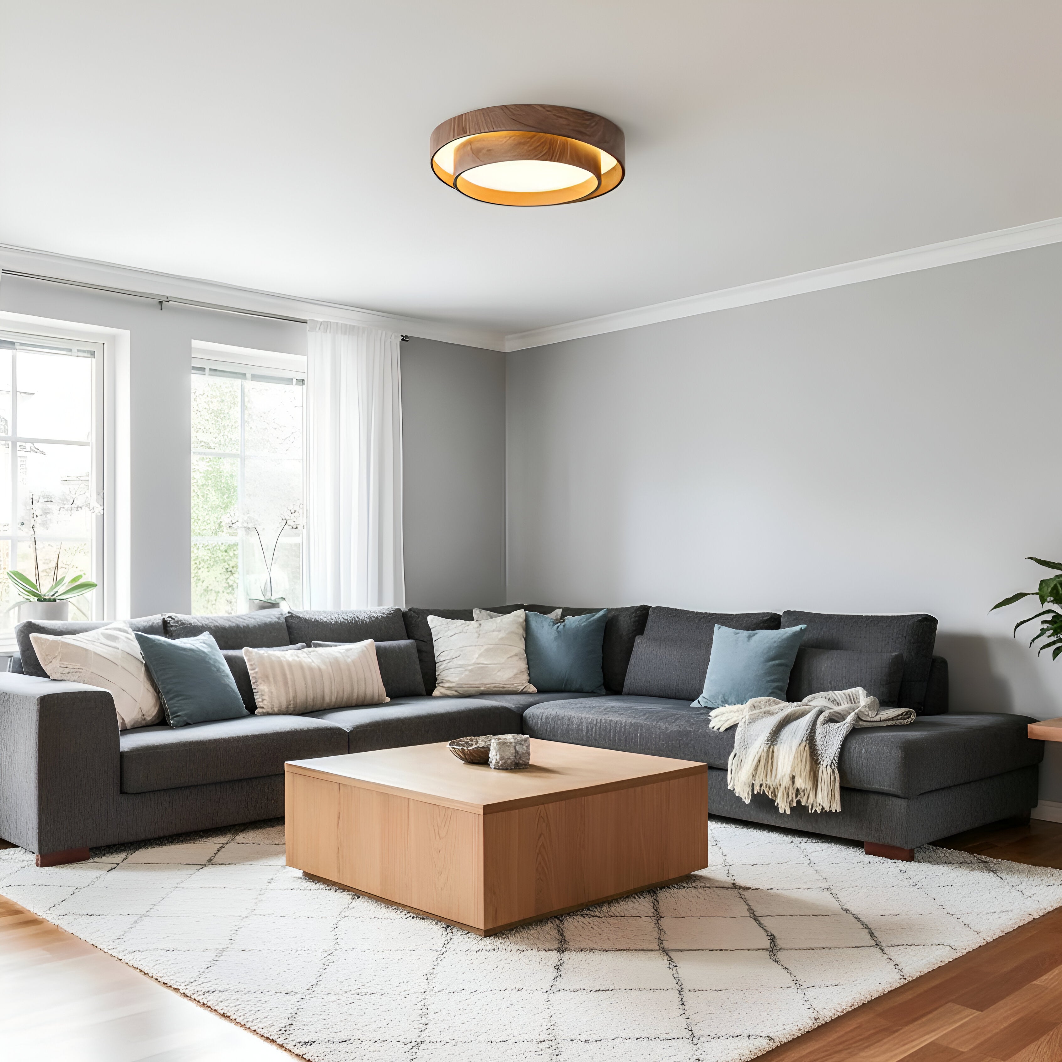 Vaarek – Nordic Acrylic LED Ceiling Light