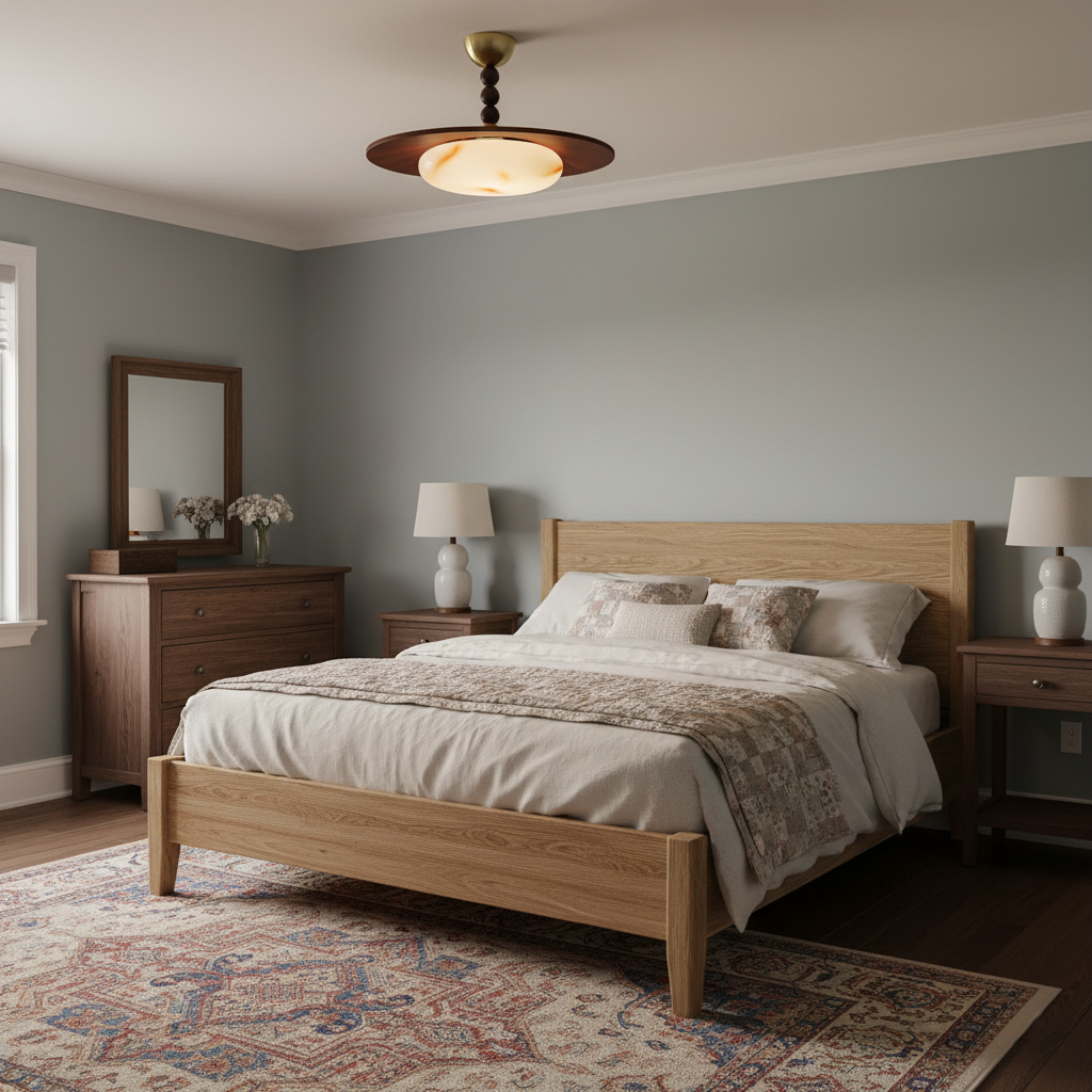 Auralen – Fa Modern Alabástrom Mennyezeti Lámpa