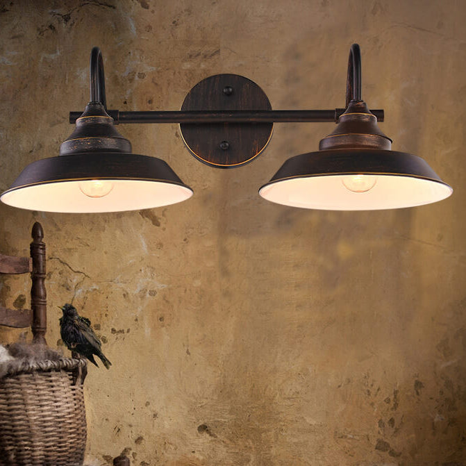 Damora – Applique murale dôme industrielle vintage 1 lumière