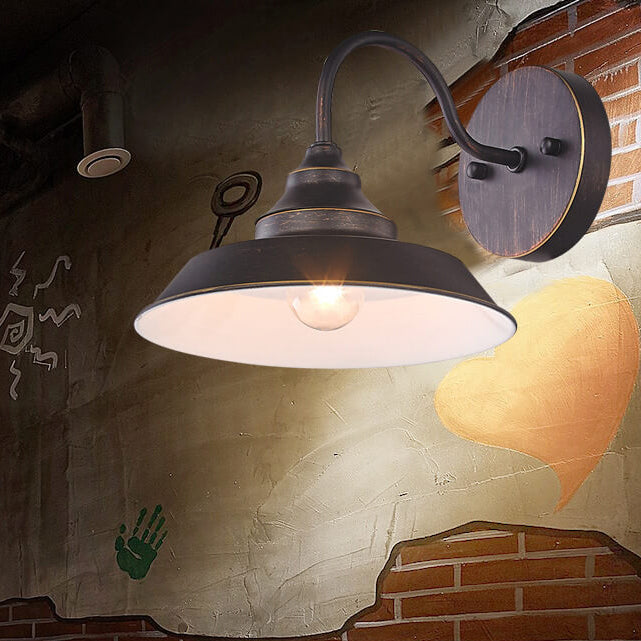 Damora – Applique murale dôme industrielle vintage 1 lumière