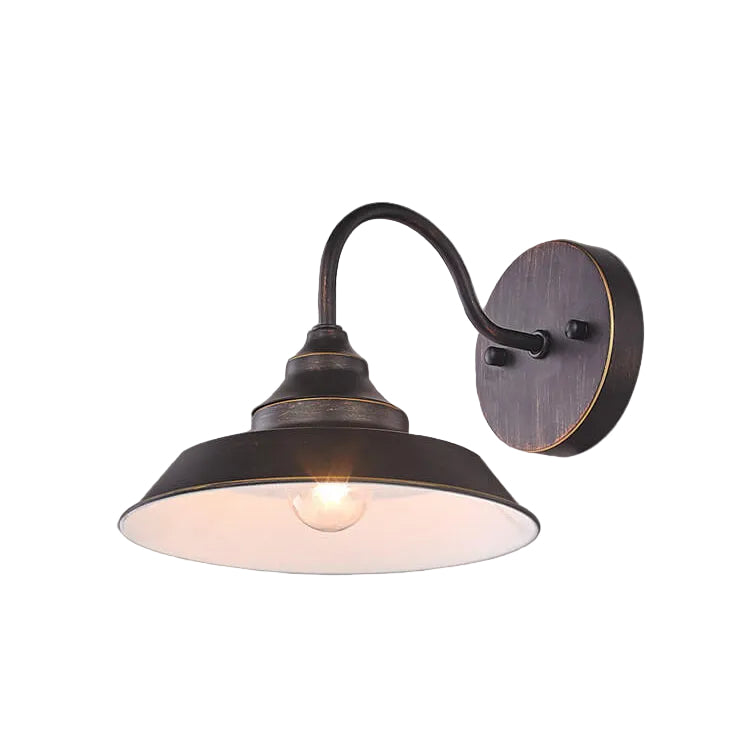 Damora – Applique murale dôme industrielle vintage 1 lumière