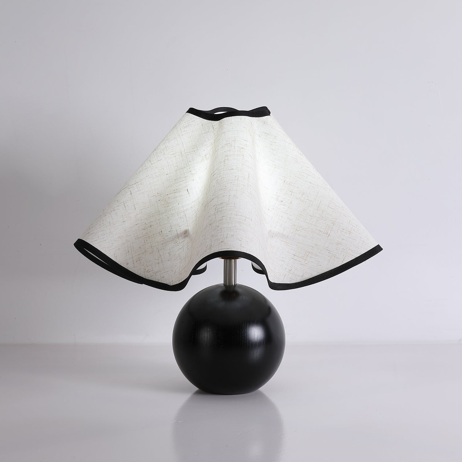 Mirelle - Lampada da tavolo con paralume in tessuto Wave Crest