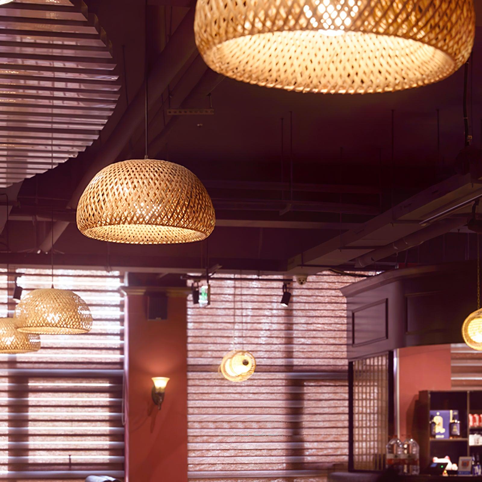 Eurnora - Suspension en bambou naturel