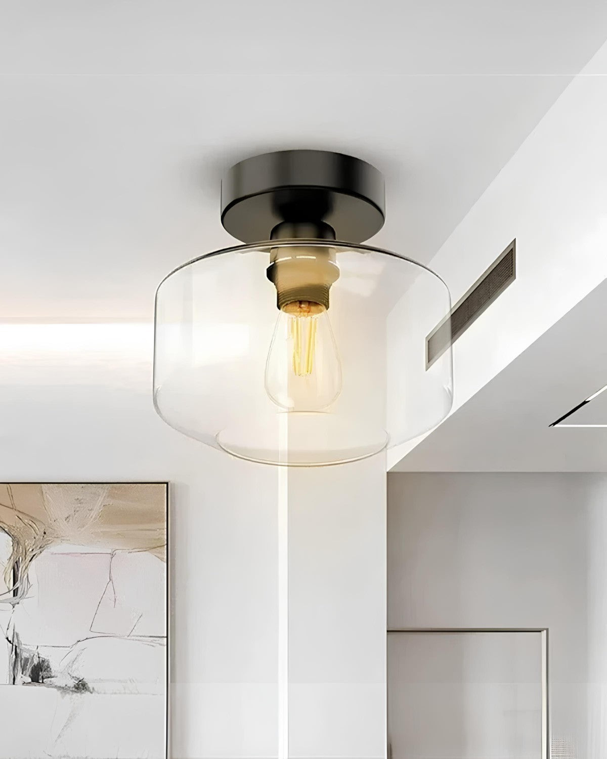 Clarbane – Városi Egyszerű Szobrászati Mennyezeti Lámpa