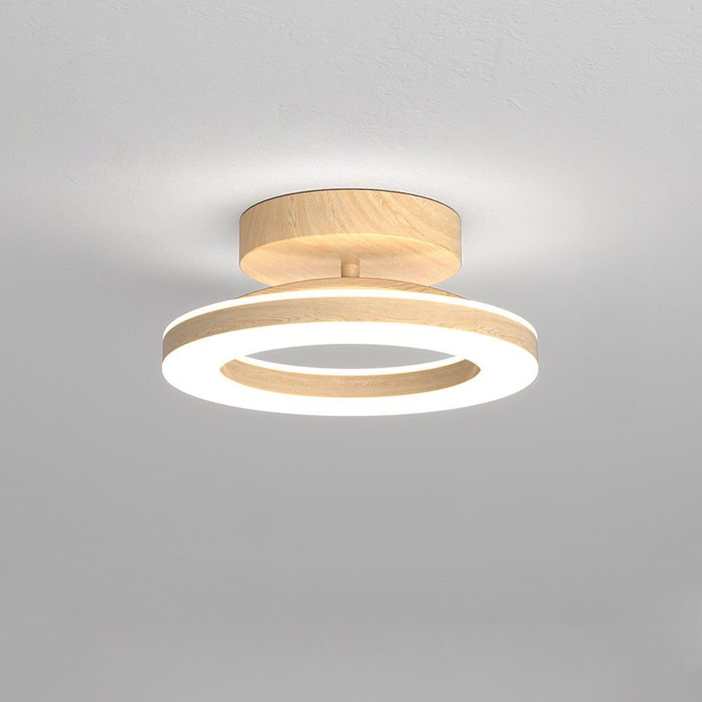 Oriale - Lámpara de techo redonda de acrílico con LED