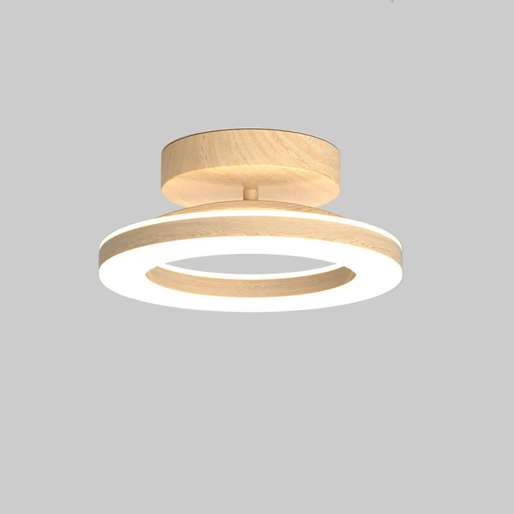 Oriale - Lámpara de techo redonda de acrílico con LED