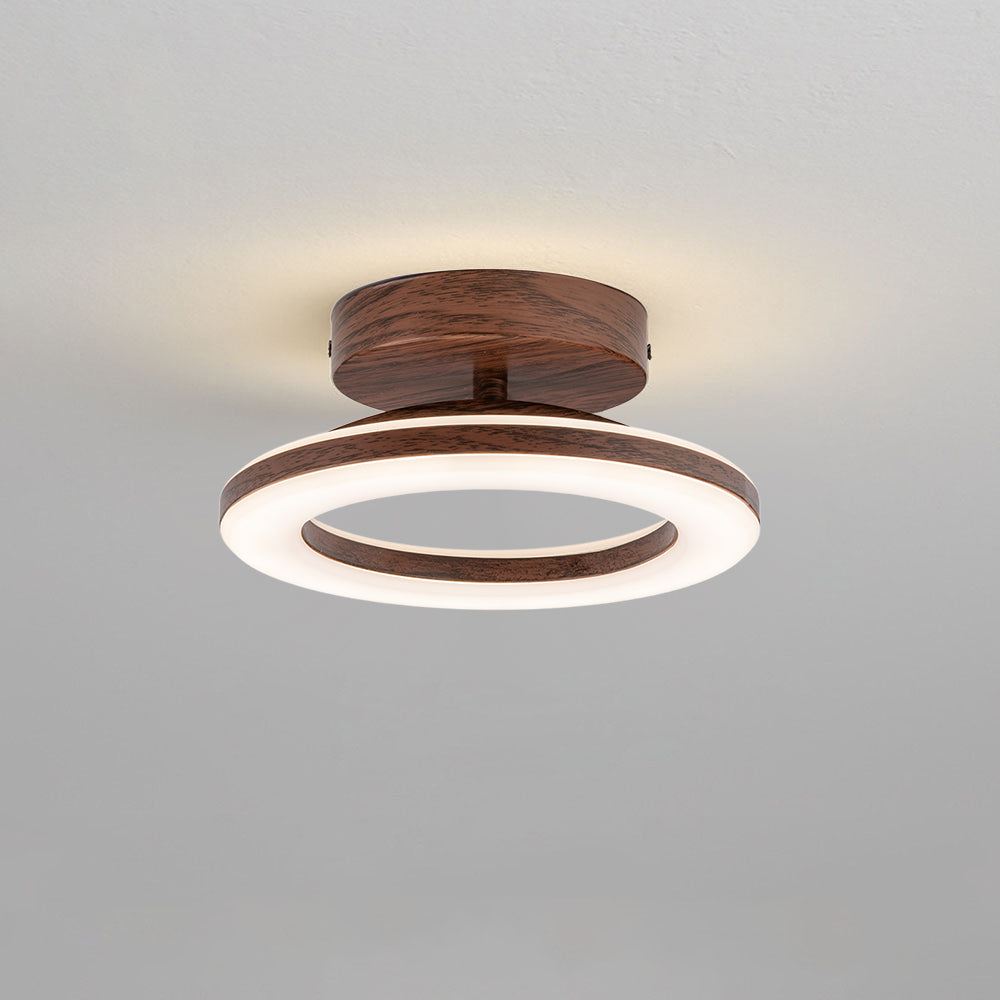 Oriale - Lámpara de techo redonda de acrílico con LED